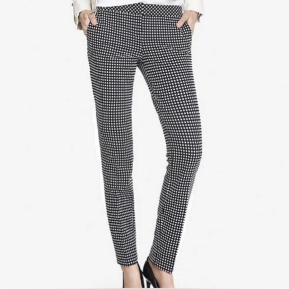 Express Columnist Checkered Pants - Picture 1 of 16